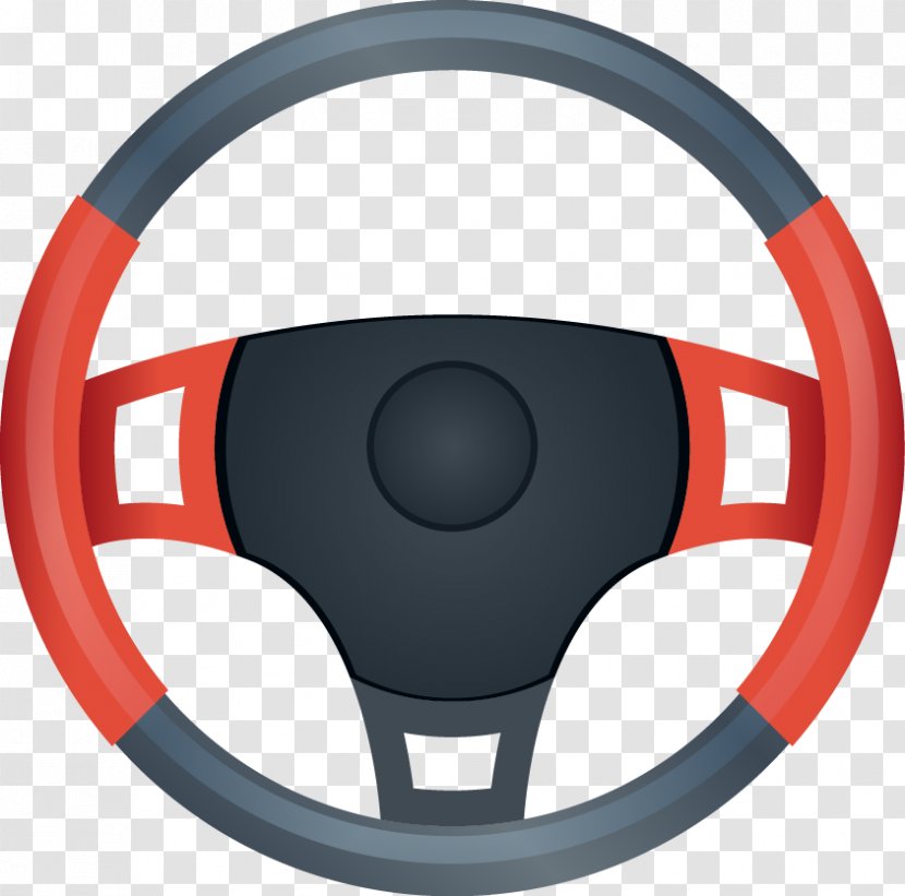 Steering Wheel Car - Cartoon Transparent PNG