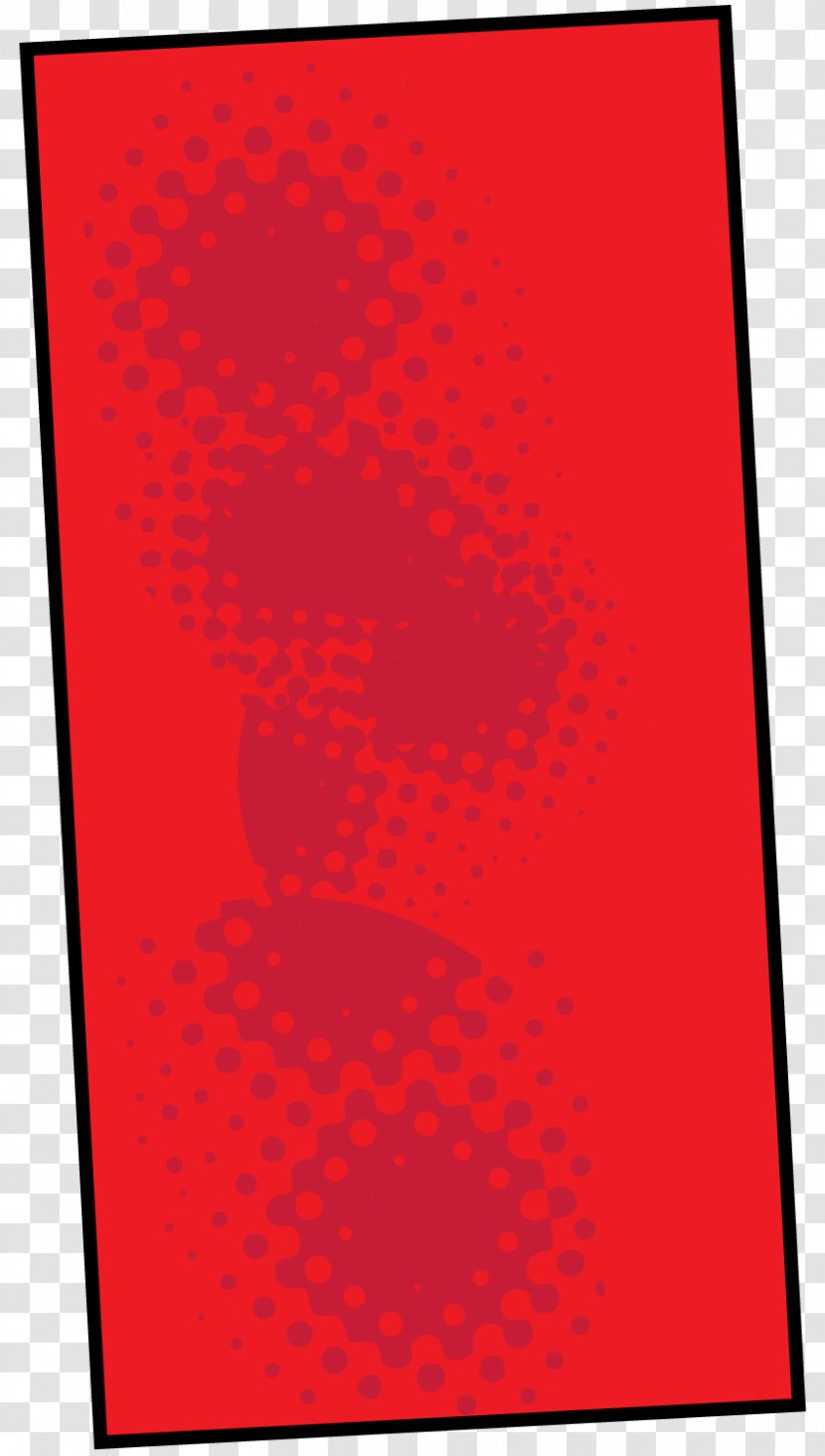 Line Point Font - Red Transparent PNG
