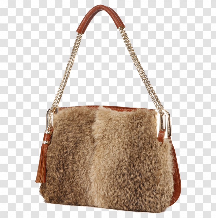 Tote Bag Leather Shoulder - Brown - Plush Chain Transparent PNG