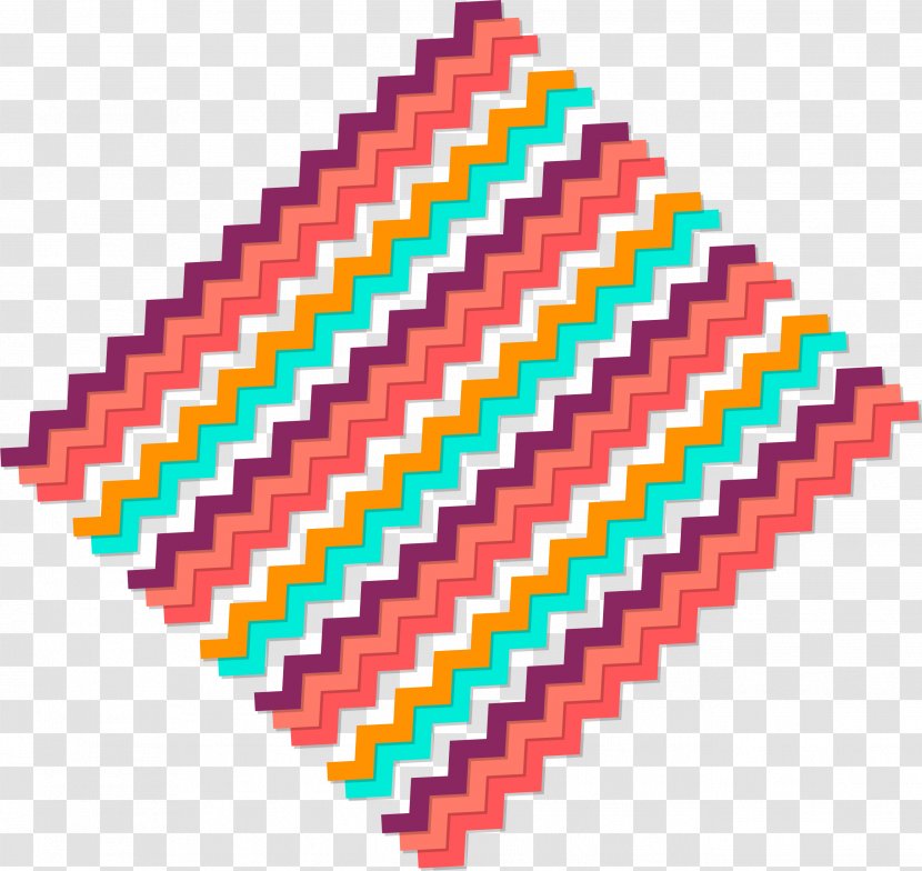 Wind Wave - Artworks - Color Sawtooth Stripes Transparent PNG