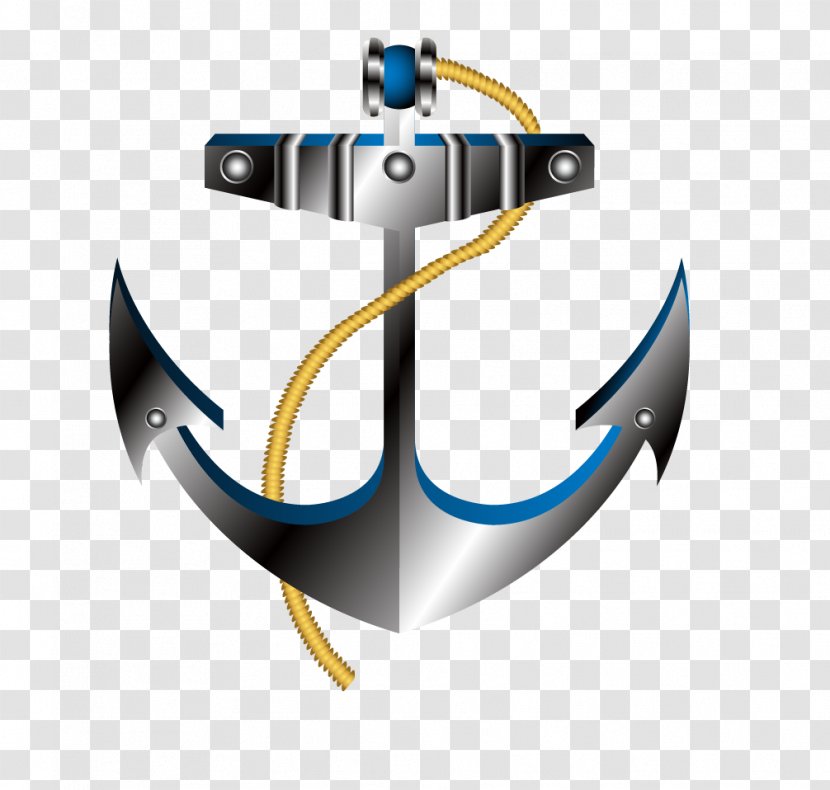 Vector Graphics Pixel Anchor Logo - Black Transparent PNG