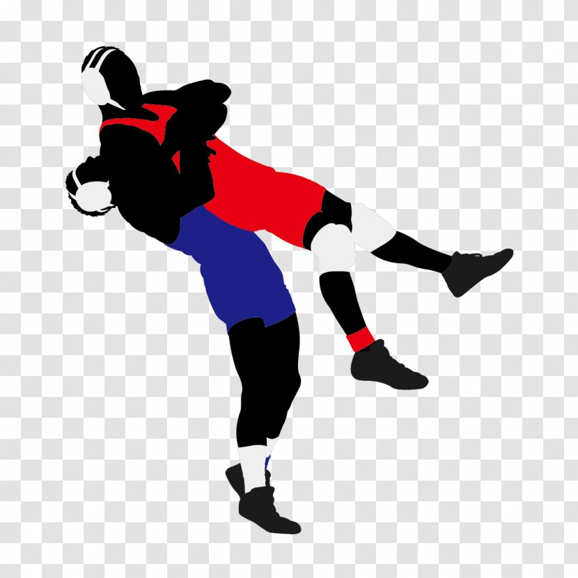 Wrestling Silhouette Lucha Libre Illustration - Stock Photography - People Transparent PNG