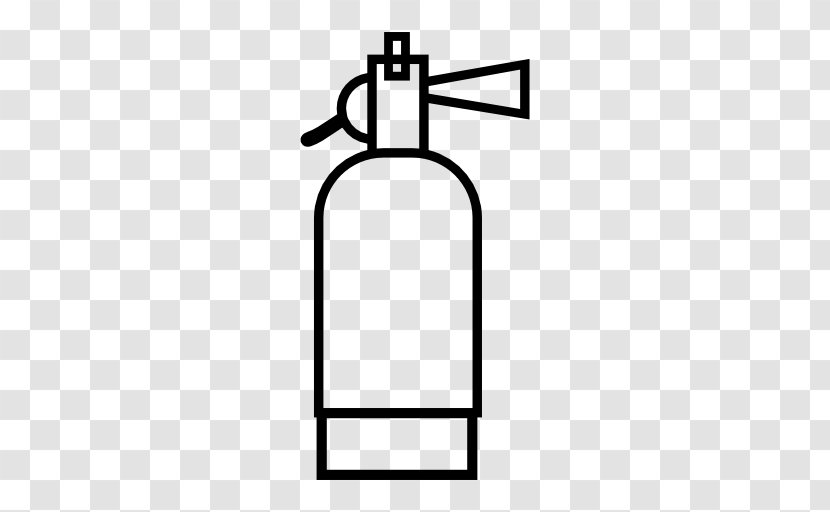 Fire Extinguishers - Area - Extinguisher Black And White Clipart Transparent PNG