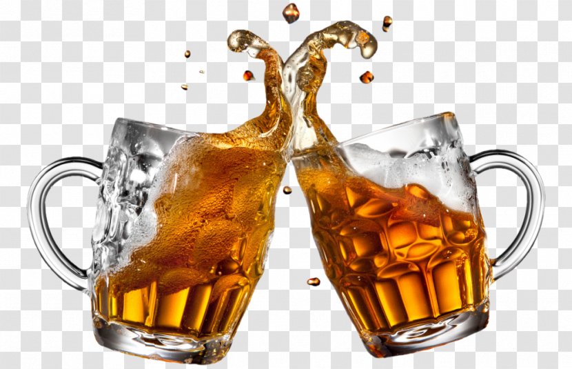 Beer Glasses Fizzy Drinks - Grog Transparent PNG