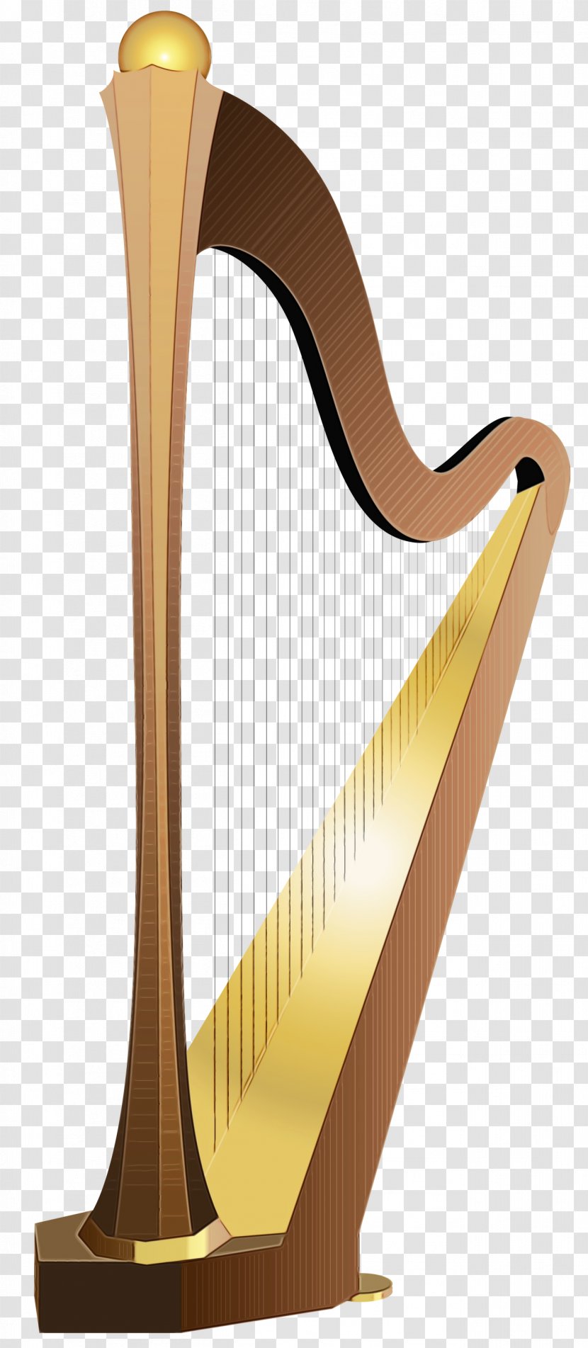 Harp Clàrsach Konghou Musical Instrument String - Folk - Harpist Transparent PNG
