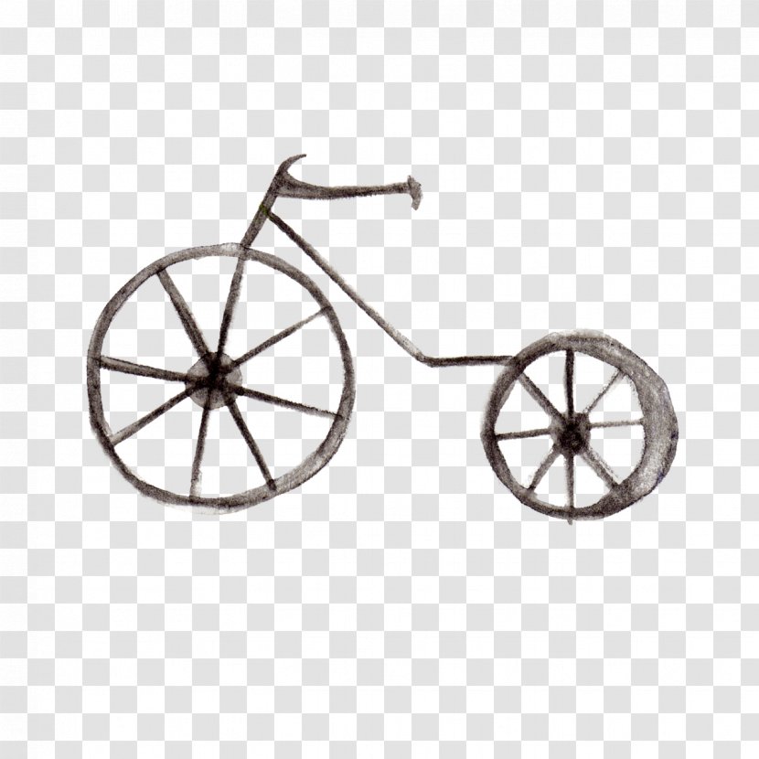 Bicycle Cartoon Illustration - Animation - Hand-painted Bike Transparent PNG