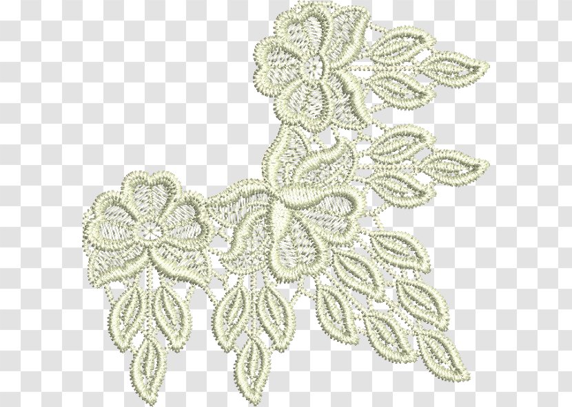 Lace Textile Embroidery Pattern - Advertising - Boarder Transparent PNG