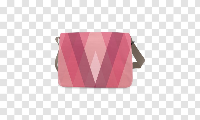 Handbag Messenger Bags Zipper Textile - Pink Pattern Transparent PNG