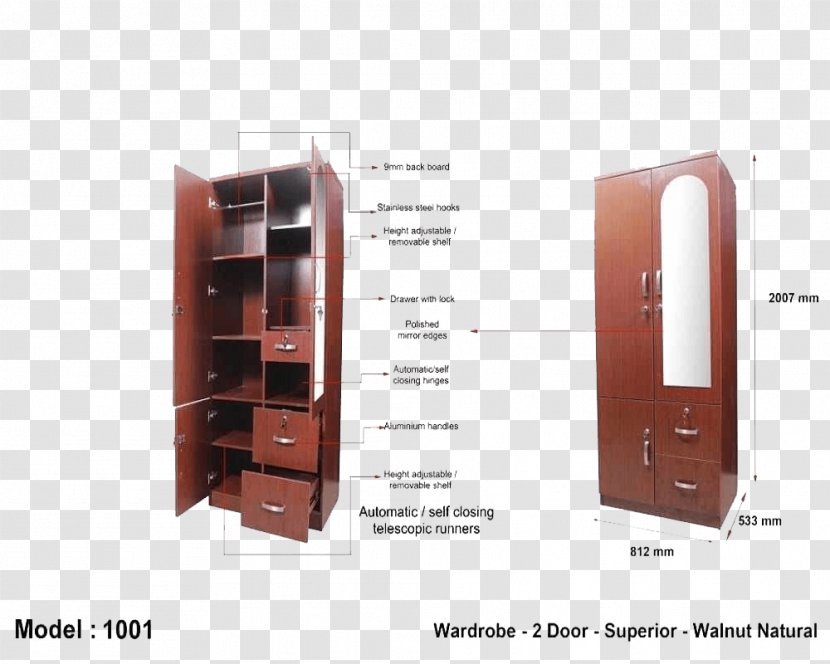 Armoires & Wardrobes Door Drawer Shelf Furniture - Stool Transparent PNG