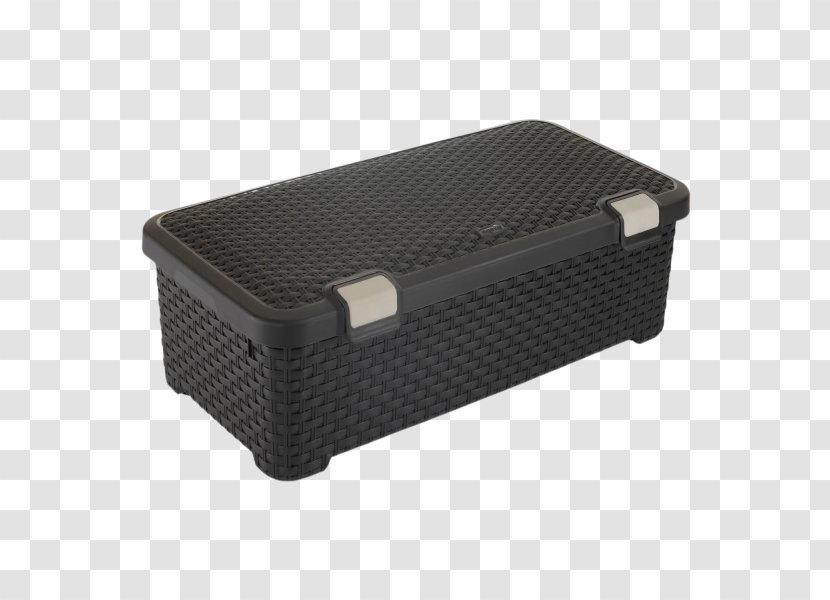 Rattan Box Rectangle Plastic Wicker - Green Transparent PNG