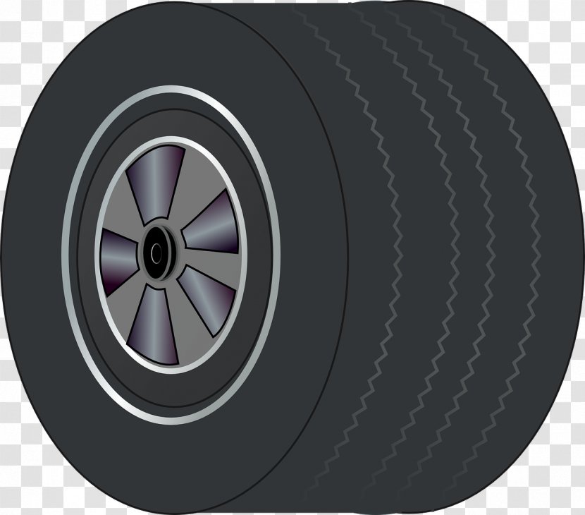 Tire Car Alloy Wheel Rim Spoke Transparent PNG