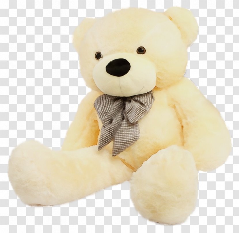 Teddy Bear - Watercolor - Baby Toys Animal Figure Transparent PNG