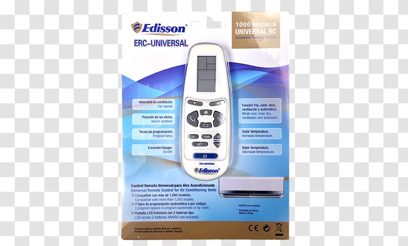 Remote Controls Innovair Corporation Electronics Feature Phone Control System - Accessory - Split Line Transparent PNG