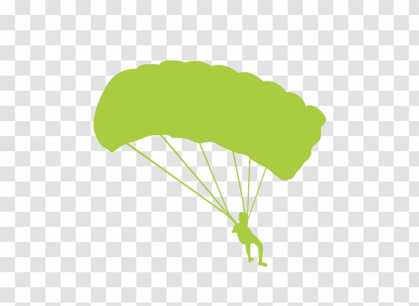 Parachute Silhouette Illustration - Parachuting - Exquisite Aesthetic Movement Figures Transparent PNG