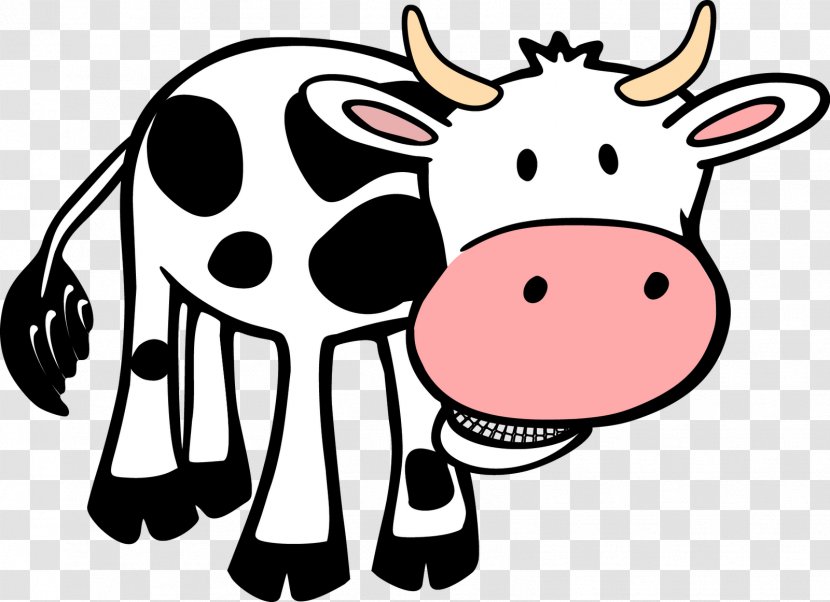 Holstein Friesian Cattle Thumbnail Clip Art - Snout Transparent PNG