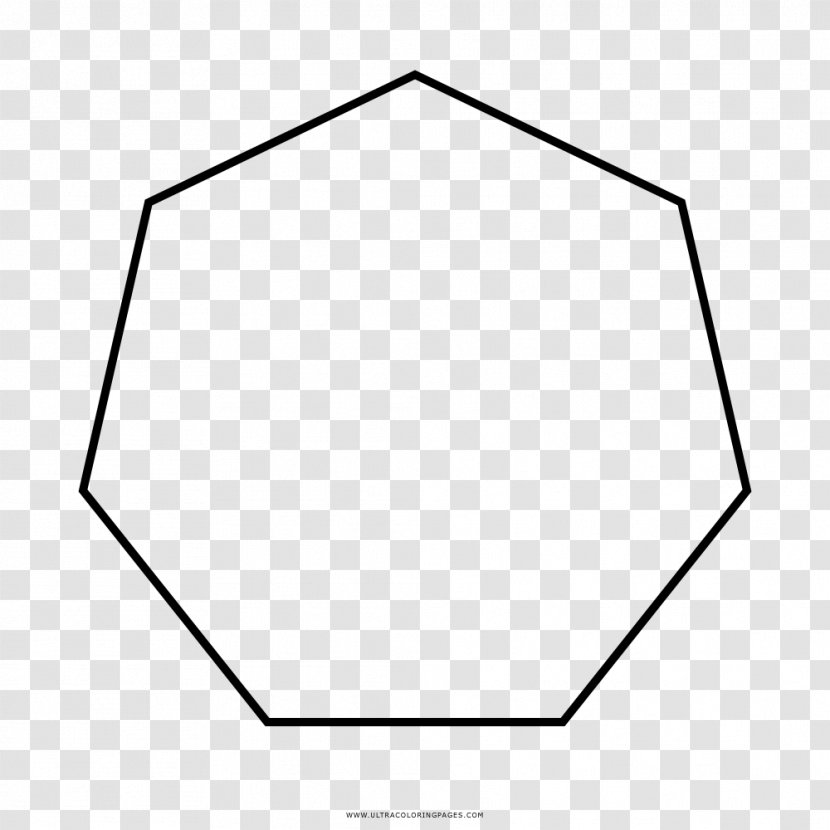 Heptagon Drawing Coloring Book Angle - Einfach Und Frei Transparent PNG