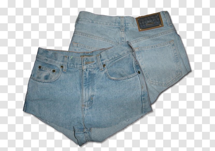 Jeans Denim Shorts - Pocket Transparent PNG