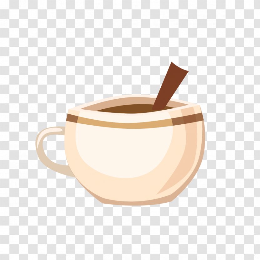 White Coffee Milk Cup - Drinkware - Mug Sprite Transparent PNG