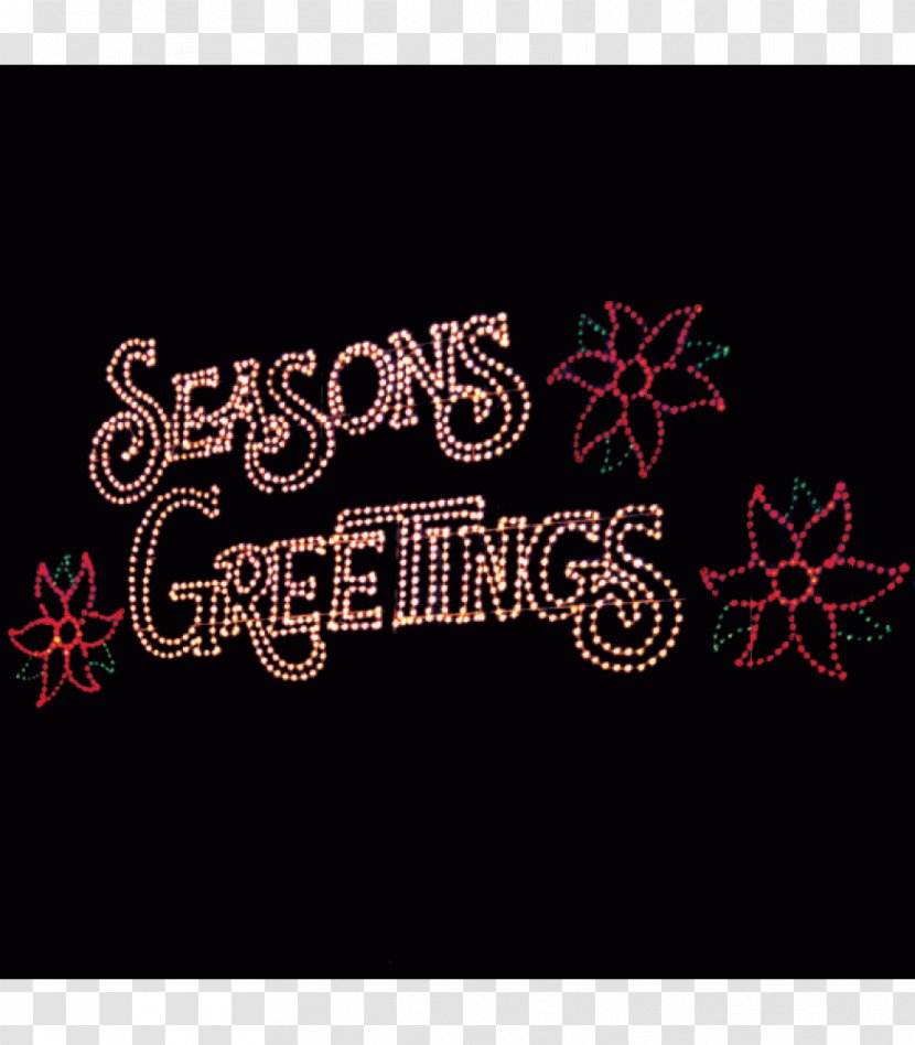 Visual Arts Christmas Decoration Font - Art - Season Greetings Transparent PNG