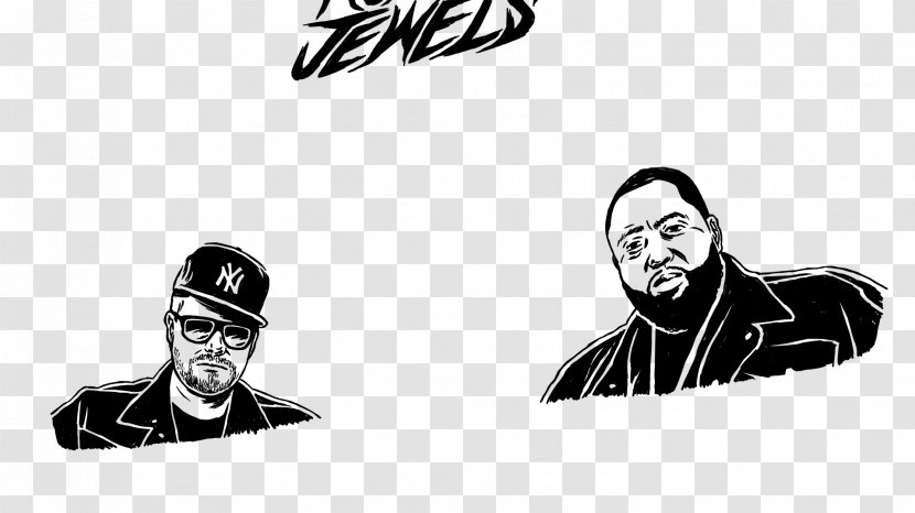 Drawing Run The Jewels Monochrome - Black And White - Gravity Rush Transparent PNG
