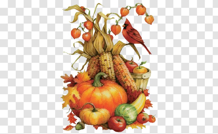 Thanksgiving Greeting Card Wish Clip Art - Vegetable - Pumpkin Corn Transparent PNG