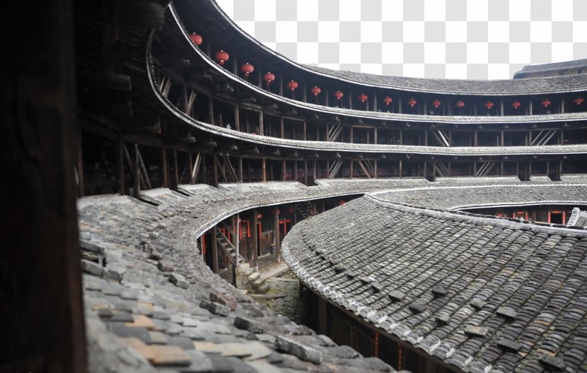 Hakka Walled Village Lingnan House People Architecture - Structure - Wai Long Transparent PNG