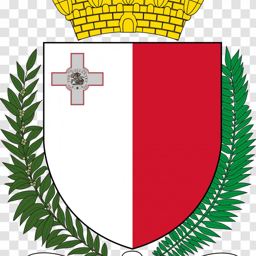 Coat Of Arms Malta National Symbols - Leaf Transparent PNG