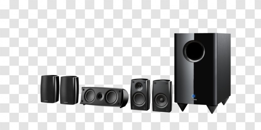 Home Theater Systems Onkyo SKS-HT648 5.1 Speaker Package Surround Sound Loudspeaker - Box - System Transparent PNG
