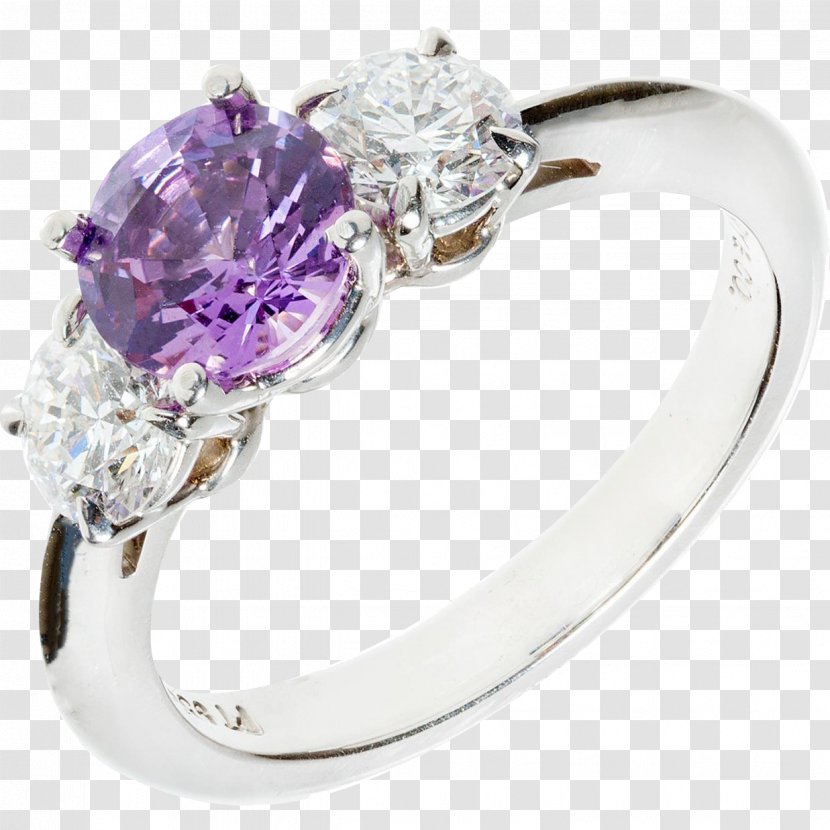Amethyst Gemological Institute Of America Wedding Ring Engagement - Body Jewellery Transparent PNG