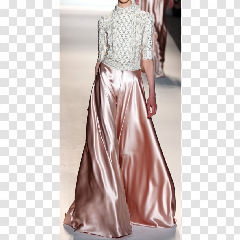 New York Fashion Week Ready-to-wear Dress Runway - Silk Cloth Transparent PNG