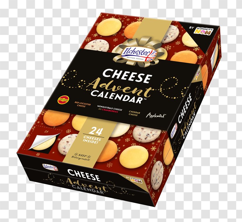 Advent Calendars Cheese Asda Stores Limited Christmas - Red Leicester - Calander Transparent PNG