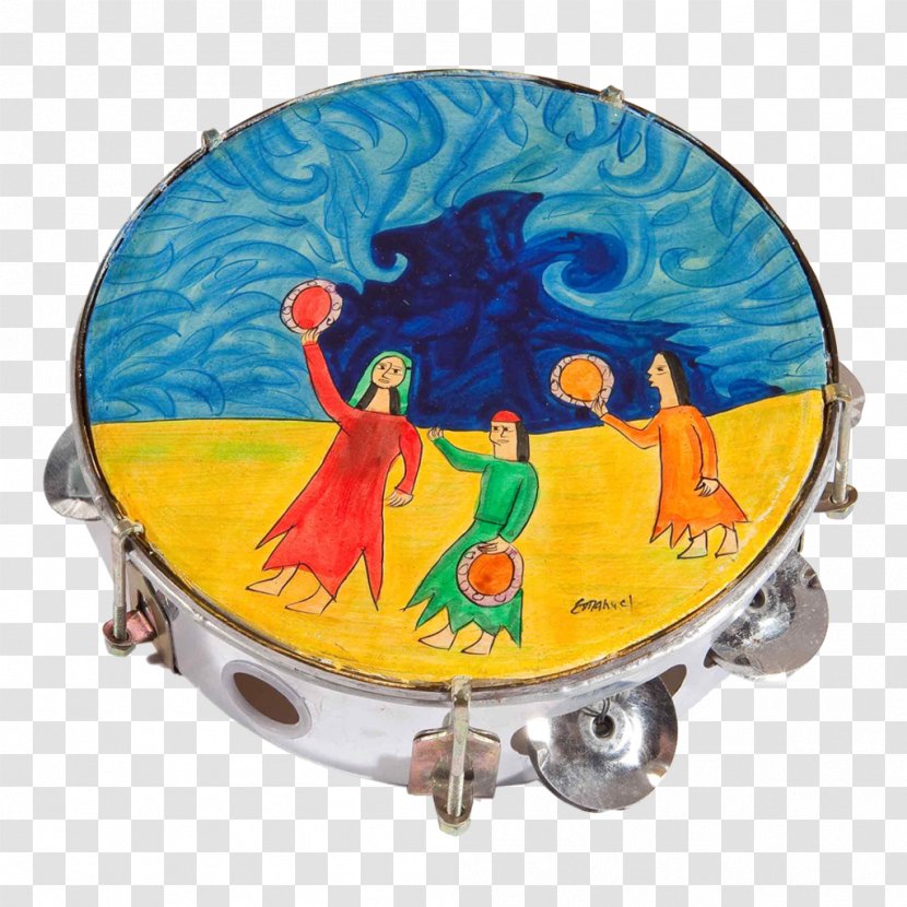 Tambourine Book Of Exodus Timbrel Musical Instruments Percussion - Cartoon - Arab Transparent PNG