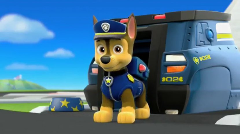 German Shepherd Puppy Chase Bank Television Toy - Mascot - Paw Patrol Transparent PNG