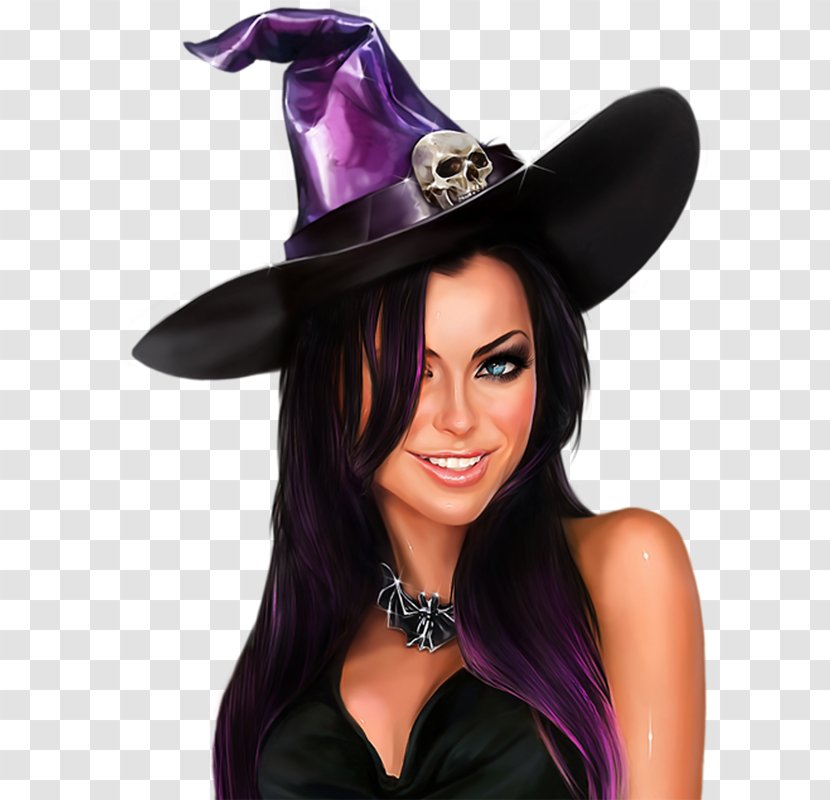 Woman Witchcraft Halloween Child - Artist Transparent PNG