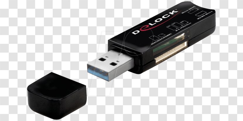 USB Flash Drives Laptop Card Reader Memory Cards Secure Digital - Data Storage Device Transparent PNG
