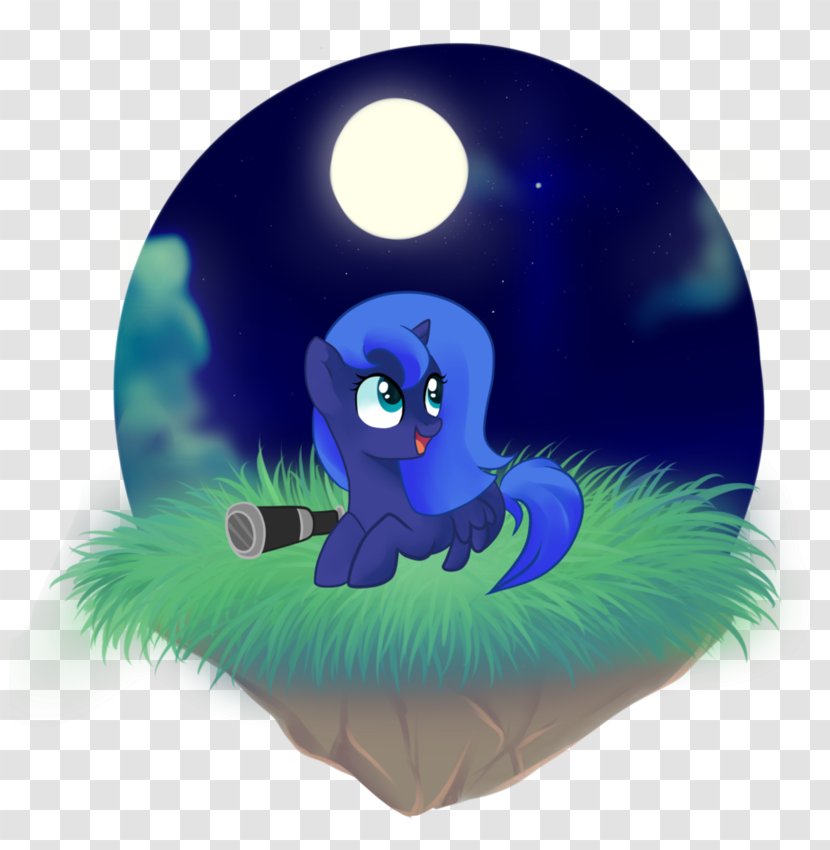 Marine Mammal Character Fiction Animated Cartoon - My Little Pony Moon Transparent PNG