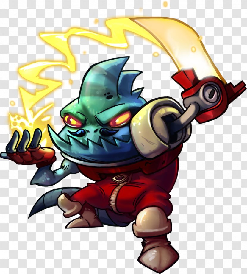 Awesomenauts Character Video Game Ronimo Games - Wiki - Chameleon Transparent PNG