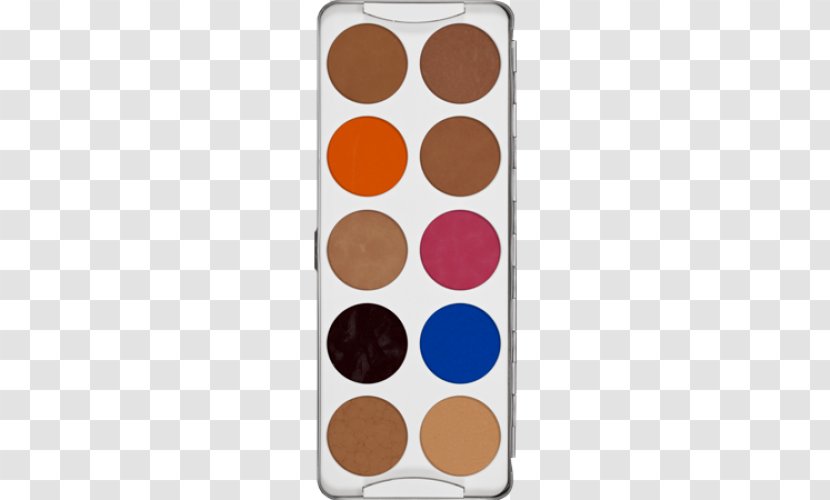 Kryolan Eye Shadow Color Palette Foundation - Polka Dot Transparent PNG