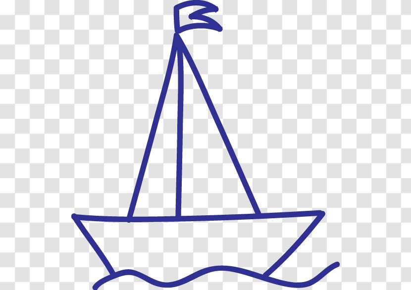 Area Triangle Clip Art - Hand Painted,boat Transparent PNG