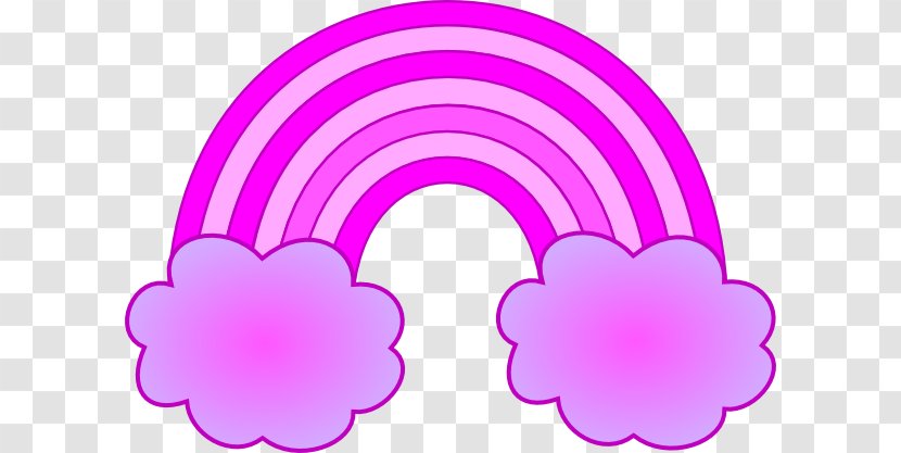 Rainbow Pink Clip Art - Color Transparent PNG