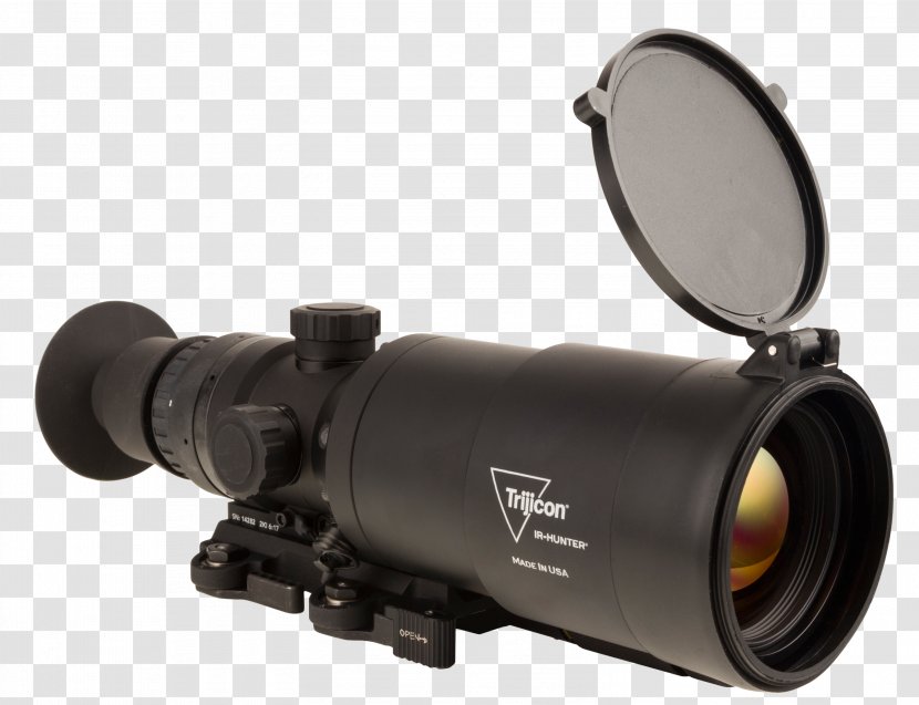 Trijicon Firearm Monocular Telescopic Sight Weapon - Frame Transparent PNG