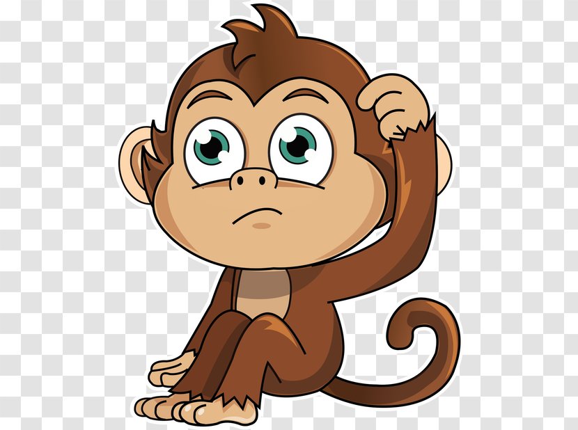 Sticker Monkey Primate Animal Clip Art - Homo Sapiens Transparent PNG