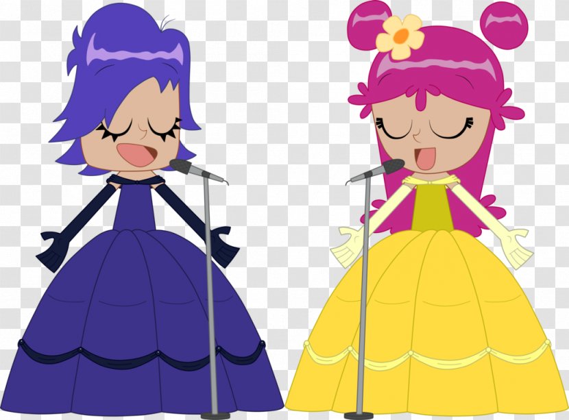 Hi Puffy AmiYumi Animated Film - Flower - Singing Girls Transparent PNG