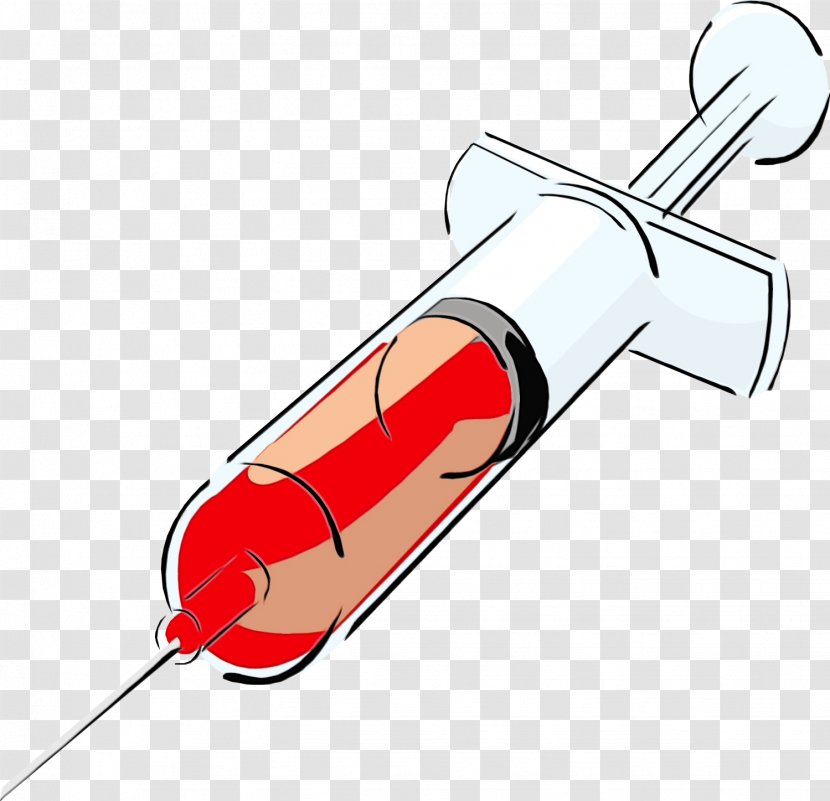 Syringe Cartoon - Medical Equipment Transparent PNG