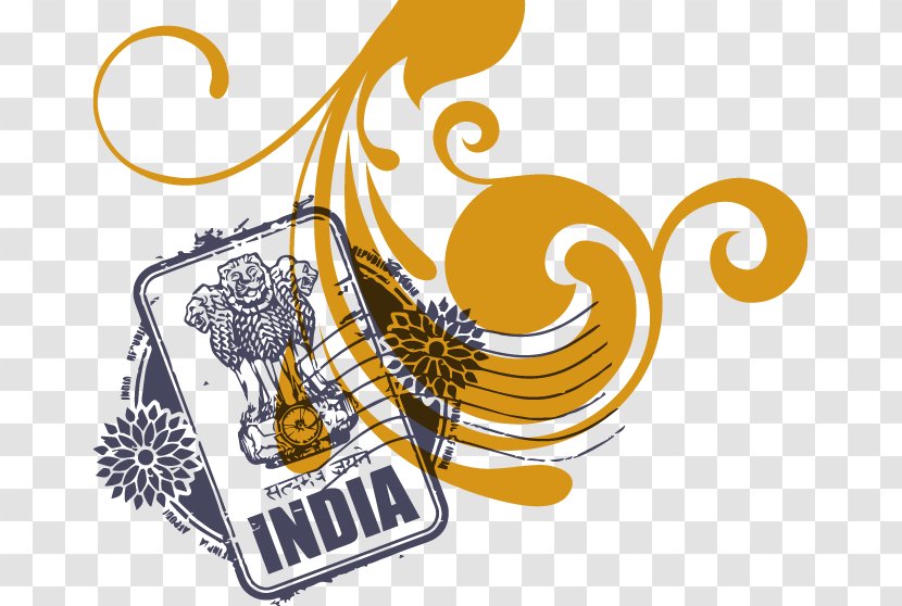 Indian Passport Stamp Rubber - Symbol - India Transparent PNG