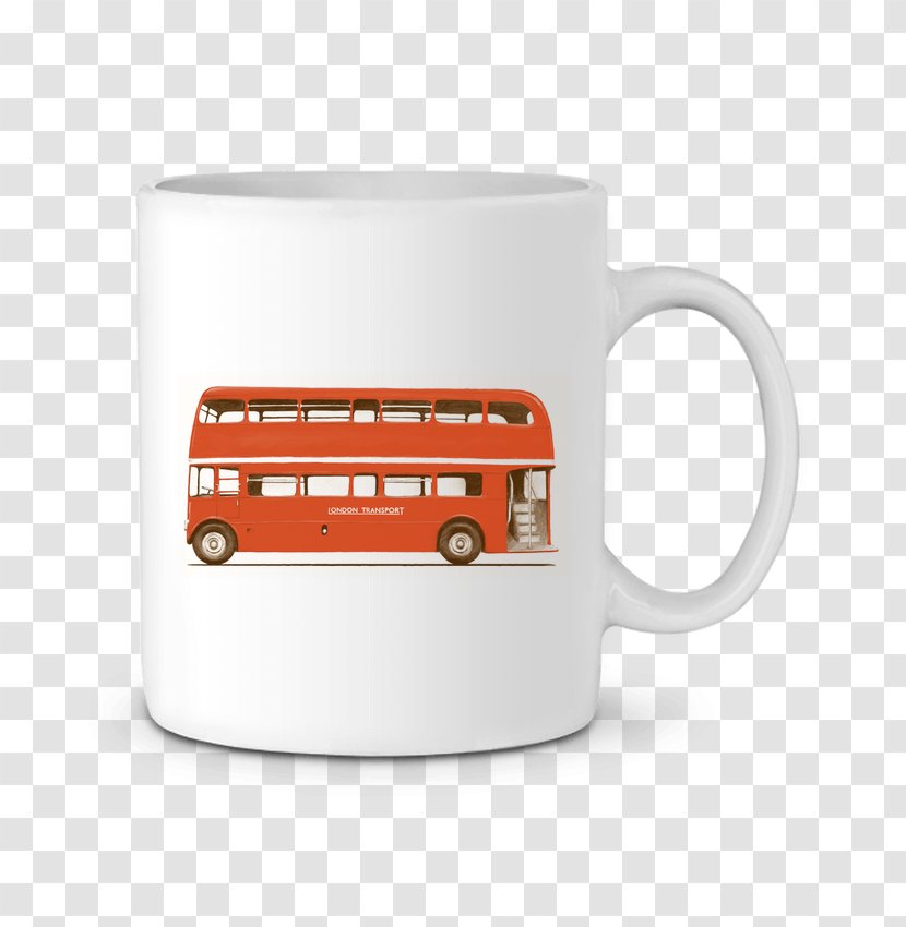 London Buses AEC Routemaster Double-decker Bus - Coffee Cup Transparent PNG