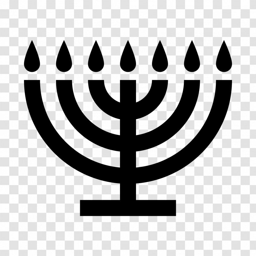 Menorah Hanukkah Temple In Jerusalem Symbol Religion Transparent PNG