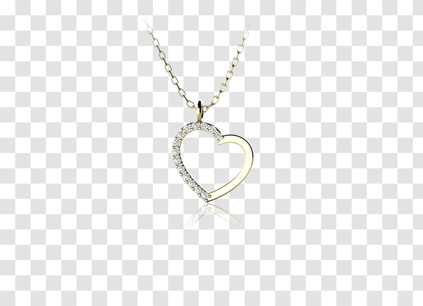 Locket Necklace Body Jewellery Heart - Silver Transparent PNG