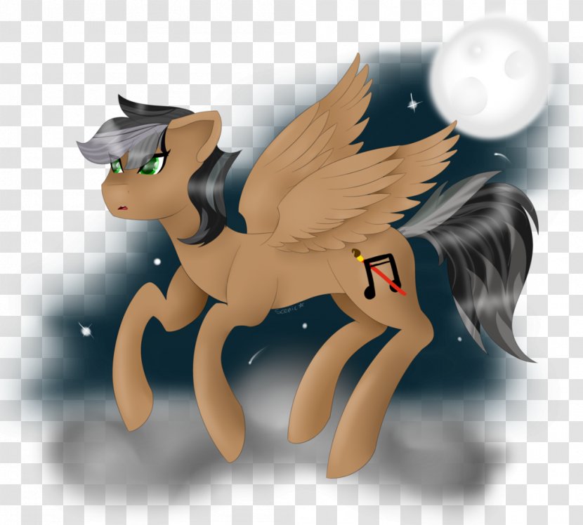 Horse Pony Mammal Mane Animal - Character - Night Sky Transparent PNG