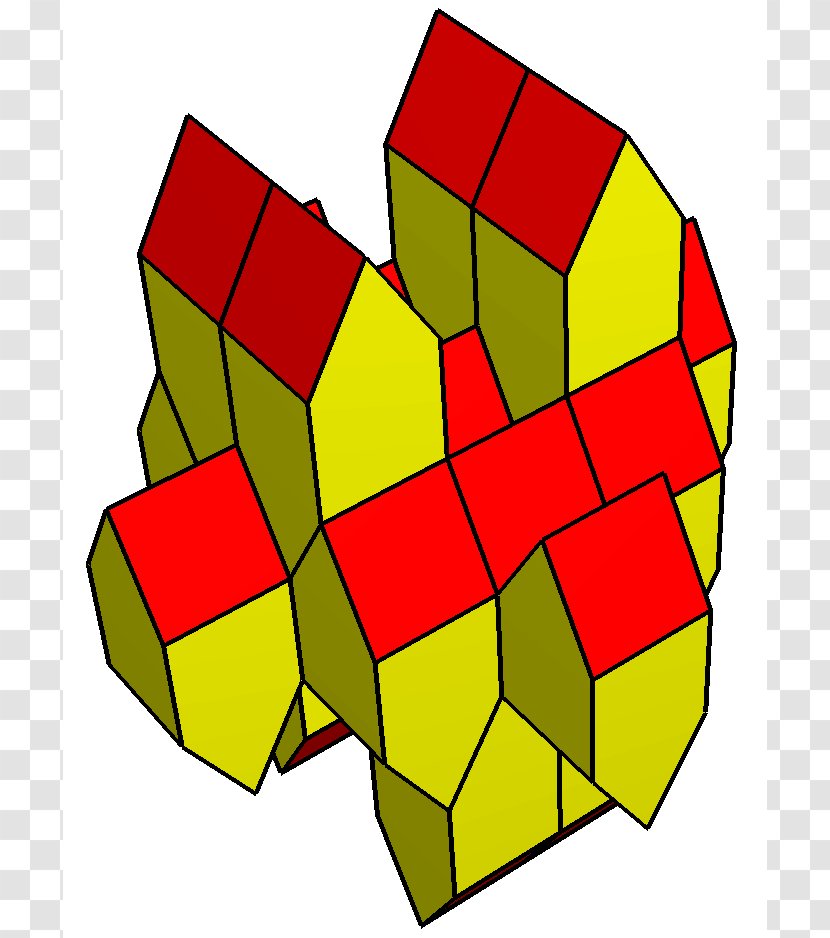 Angle Triangular Prismatic Honeycomb Elongated Gyrobifastigium - Octahedron Transparent PNG